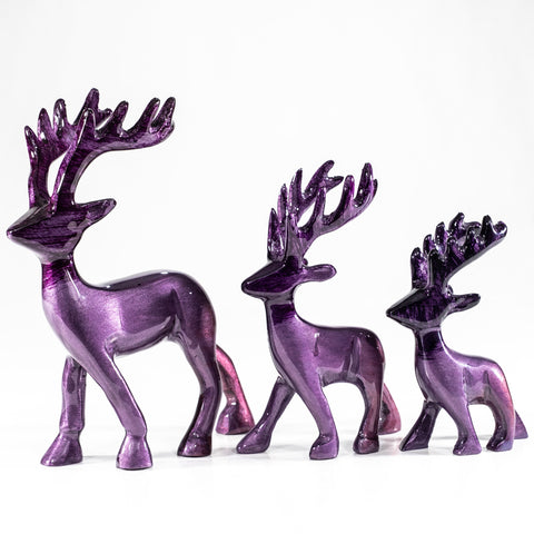 Brushed Purple Stag Medium 11 cm (Trade min 4 / Retail min 1)