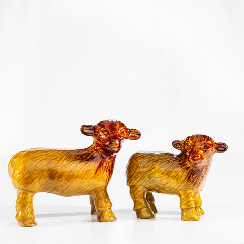 Brushed Gold Sheep Large 10 cm (Trade min 4 / Retail min 1) (SPECIAL OFFER)