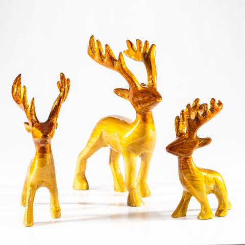 Brushed Gold Stag XL 16 cm (Trade min 2 / Retail min 1)