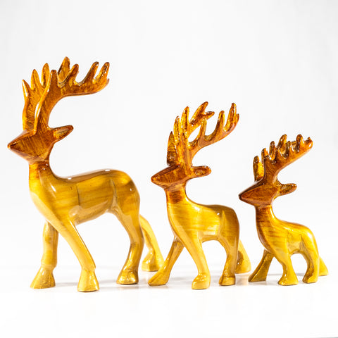 Brushed Gold Stag XL 16 cm (Trade min 2 / Retail min 1)