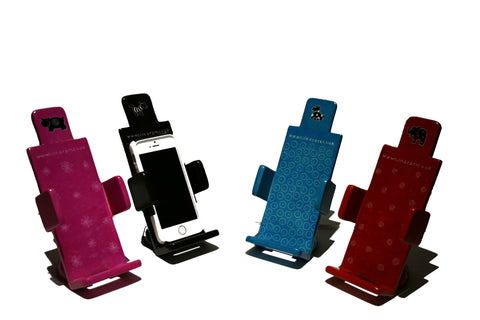 Soapstone Mobile Phone Holder - Blue (trade min 2)