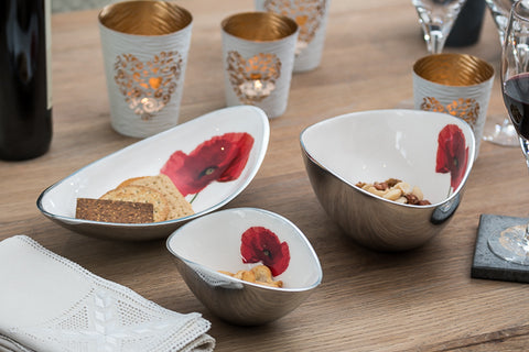 Poppy Oval Bowl Small (Trade min 4 / Retail min 1)
