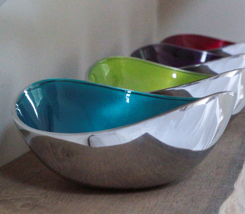 Aqua Oval Bowl Large (Trade min 4 / Retail min 1)