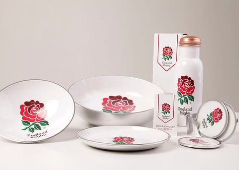 England Rugby Fruit & Large Crisp Bowl