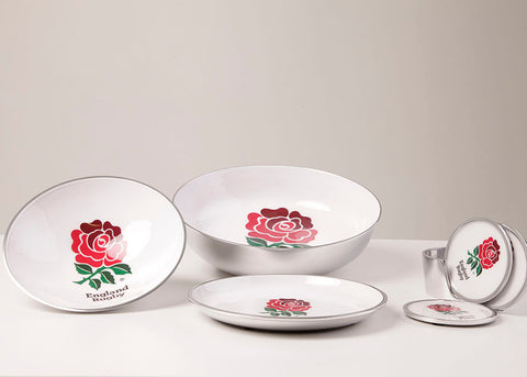 England Rugby Fruit & Large Crisp Bowl