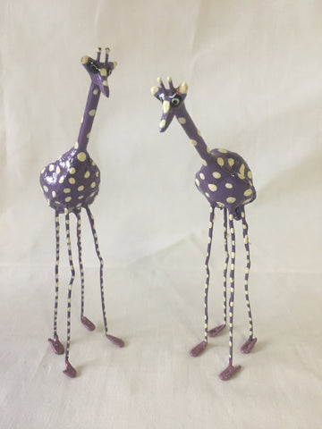 Seedpod Purple Giraffe - Large