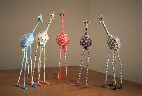 Seedpod Grey Giraffe - Large