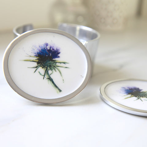 Thistles Coasters Set of 6 (Trade min 4 / Retail min 1)