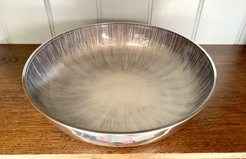 Brushed Silver Fruit Bowl (Trade Min 2 / Retail Min 1)