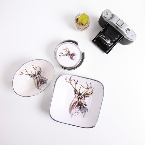 Stag Oval Bowl Small (Trade min 4 / Retail min 1)