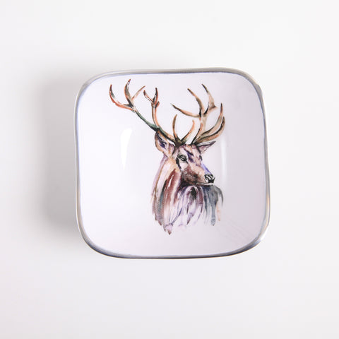 Stag Square Bowl (Trade min 4 / Retail min 1)