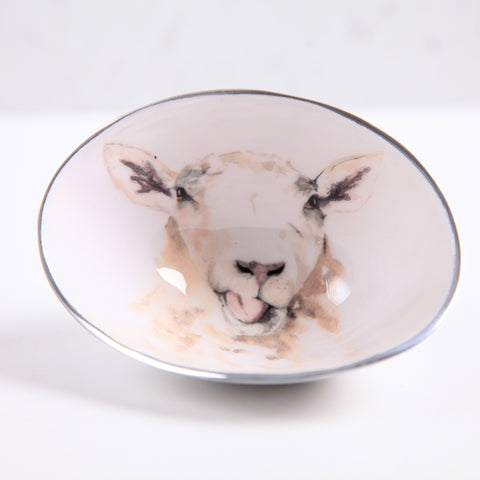 Sheep Oval Bowl Small (Trade min 4 / Retail min 1)