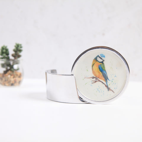 Garden Bird Coasters Set of 6 - 2 x Robin, 2 x Blue Tit, 2 x Goldfinch (Trade min 4 / Retail min 1)
