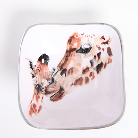 Giraffe Square Bowl (Trade min 4 / Retail min 1)