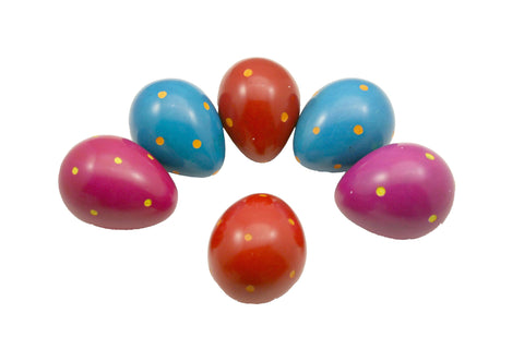 Coloured Polka Dot Eggs (12 per display box - min 12)