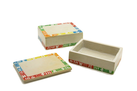 Adinkra Trinket Box (min 2)