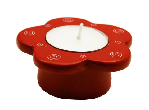 Red Flower Tealight (trade min 6)