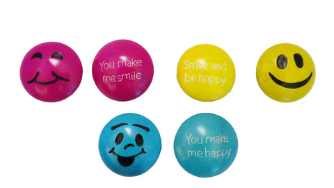 Happy Soapstone Smileys 5 cm (24 display box - min 24)