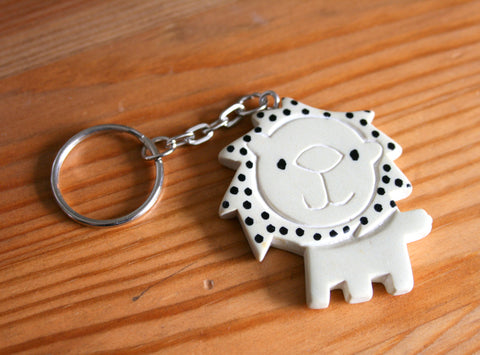 Lion Keyrings 5 cm (24 per display box - min 24)