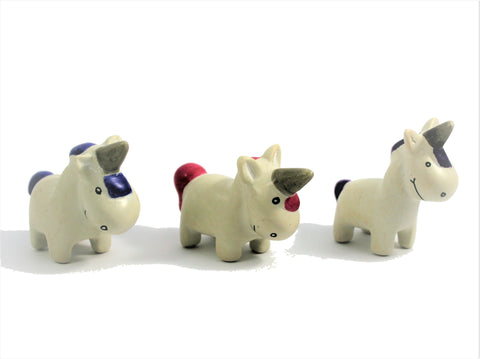 Standing Unicorn 3 cm (24 display box - min 24)