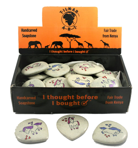 Unicorn Pebbles 5 cm (24 display box - min 24)