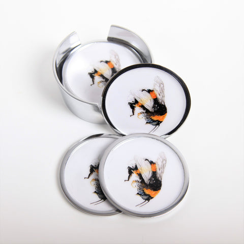 Bee Coaster Set of 6 (Trade min 4 / Retail min 1)