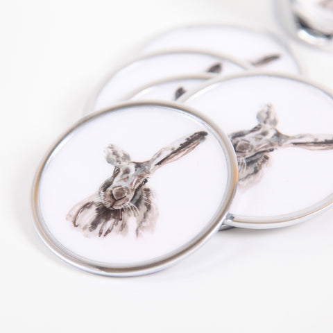 Hare Coasters Set of 6 (Trade min 4 / Retail min 1) (SPECIAL OFFER)