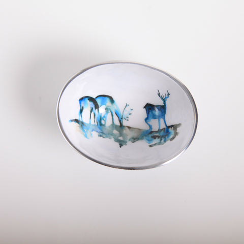 Stag Silhouette Oval Bowl Petite (Trade min 4 / Retail min 1)