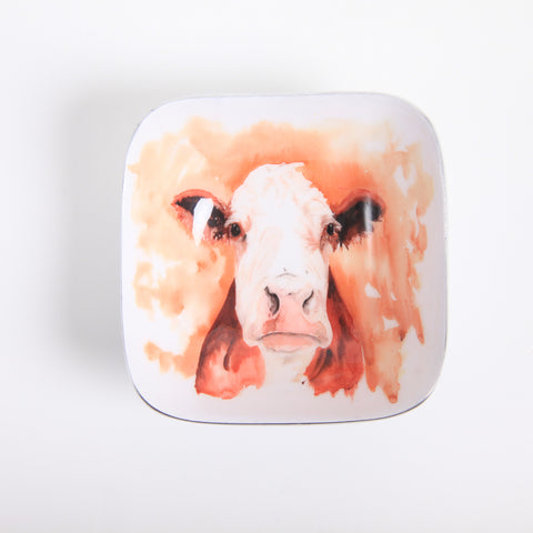 Hatty the Cow Square Bowl (Trade min 4 / Retail min 1)