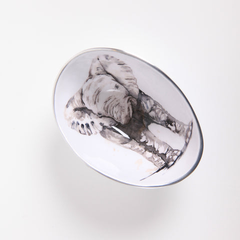 Baby Elephant Oval Bowl Small (Trade min 4 / Retail min 1)