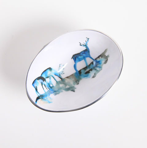Stag Silhouette Oval Bowl Small (Trade min 4 / Retail min 1) (SPECIAL OFFER)