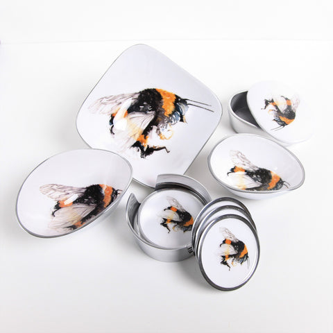 Bee Coaster Set of 6 (Trade min 4 / Retail min 1)