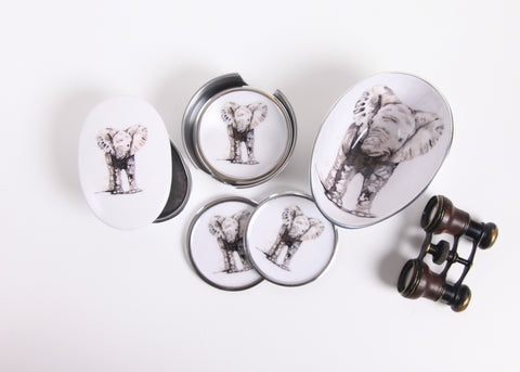 Baby Elephant Oval Bowl Small (Trade min 4 / Retail min 1)