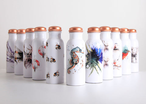 Heather Copper Water Bottle 750ml (Trade min 4 / Retail min 1)