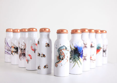 Seahorse Copper Water Bottle 750ml (Trade min 4 / Retail min 1) (SPECIAL OFFER)