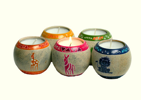 Meru Animal Ball Tealights (min set of 6)