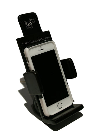 Soapstone Mobile Phone Holder - Black (trade min 2)