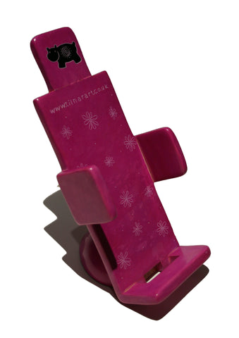 Soapstone Mobile Phone Holder - Pink (trade min 2)