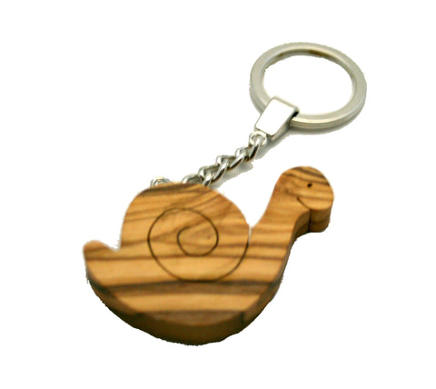 Olivewood Snail Keyring (trade min 6)