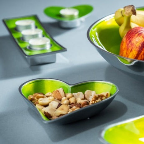 Lime Heart Dish Small (Trade min 4 / Retail min 1)