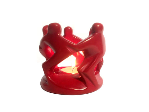 Red Dancing Family Tealight (trade min 6)