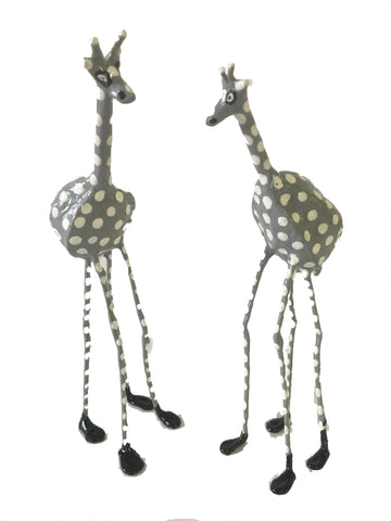 Seedpod Grey Giraffe - Large