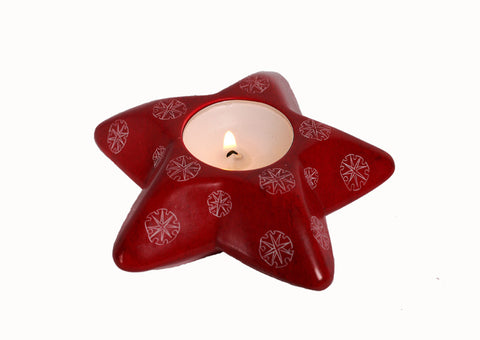 Star Snowflakes Tealight (trade min 6)