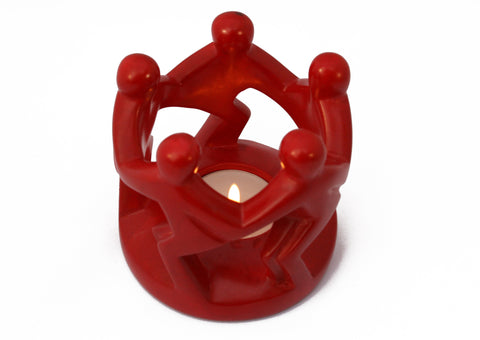 Red Dancing Family Tealight (trade min 6)