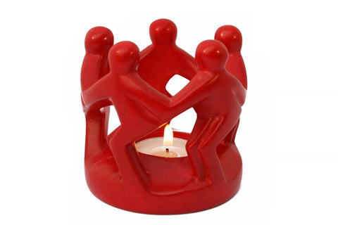 Red Dancing Family Tealight (trade min 6)